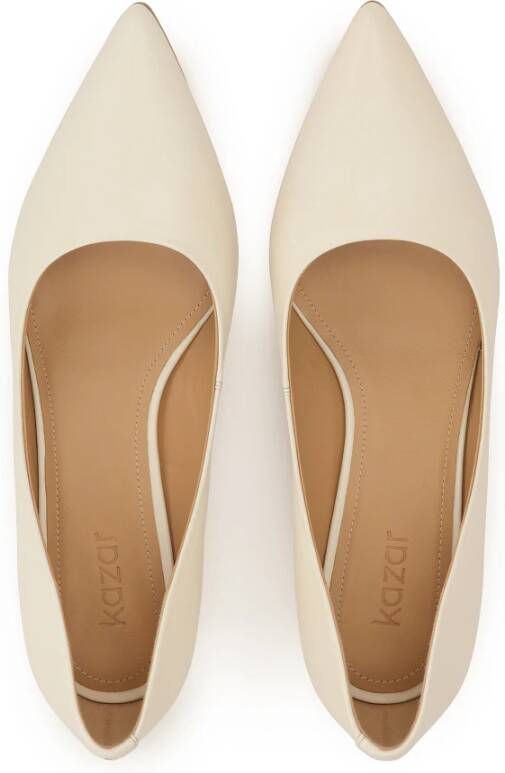 Kazar Minimalistische pumps in neutrale kleur Beige Dames