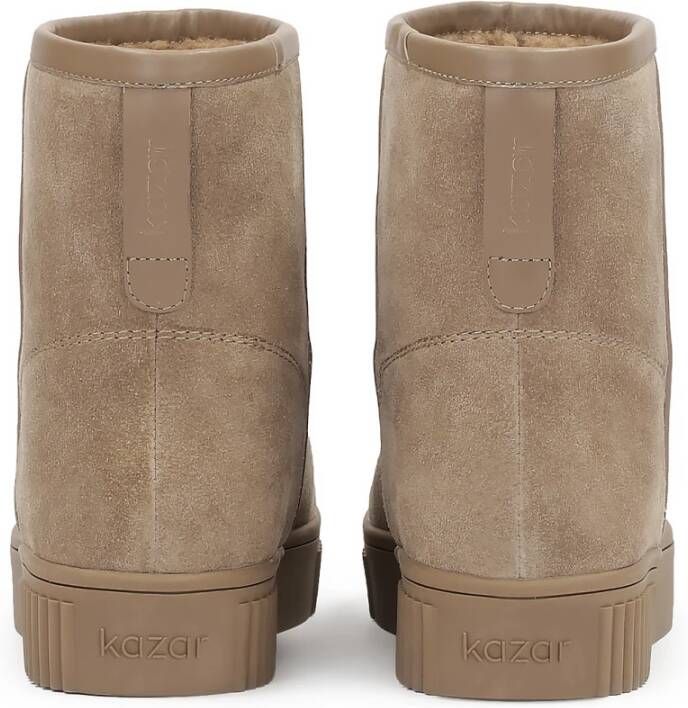 Kazar Minimalistische suède sneeuwlaarzen Beige Dames