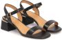 Kazar Minimalistische zwarte korrellederen sandalen Black Dames - Thumbnail 2