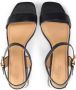 Kazar Minimalistische zwarte korrellederen sandalen Black Dames - Thumbnail 4