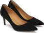 Kazar Minimalistische zwarte suède stiletto pumps Black Dames - Thumbnail 3