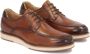 Kazar Moderne Derby Schoenen Comfortabele Zool Brown Heren - Thumbnail 3