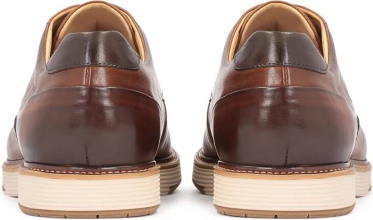 Kazar Moderne Derby Schoenen Comfortabele Zool Brown Heren