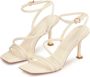 Kazar Studio Beige sandalen met een modieuze hak Beige Dames - Thumbnail 2