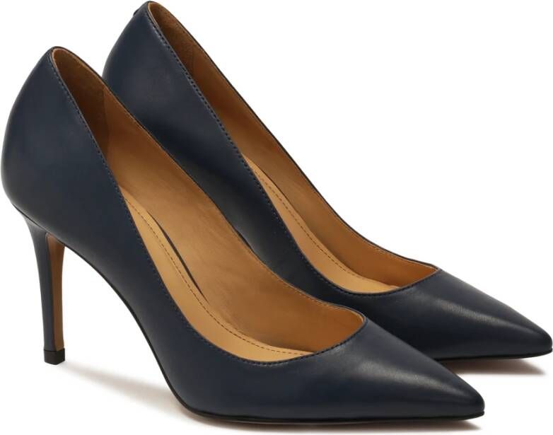 Kazar Navyblauwe puntige pumps Blue Dames