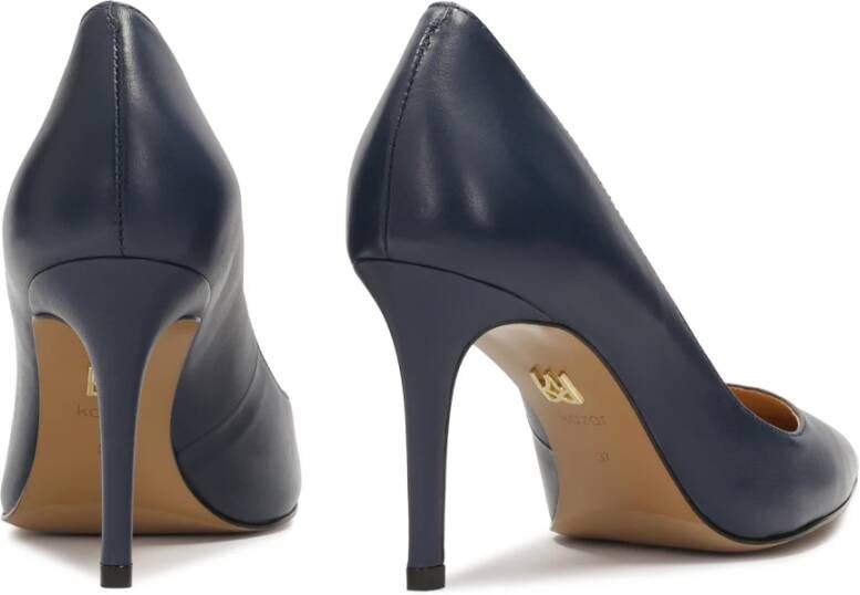 Kazar Navyblauwe puntige pumps Blue Dames