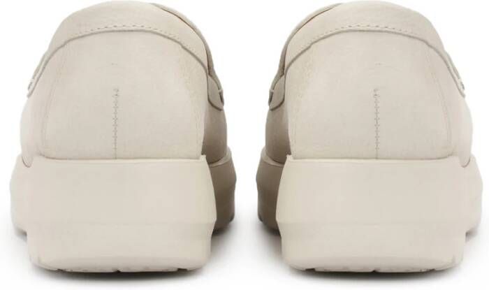 Kazar Nubuck halfschoenen met dikke zool White Dames