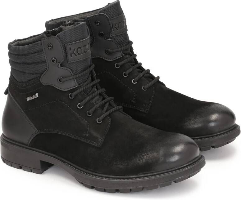 Kazar Nubuck Heren Enkellaarzen Black Heren