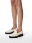 Kazar Studio Off-white leren halfschoenen met zwarte zool White Dames - Thumbnail 10