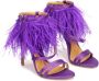 Kazar Paarse veer sandalen Purple Dames - Thumbnail 2