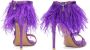 Kazar Paarse veer sandalen Purple Dames - Thumbnail 4