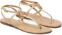 Kazar Platte beige sandalen Beige Dames - Thumbnail 2