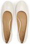 Kazar Platte witte leren pumps White Dames - Thumbnail 4