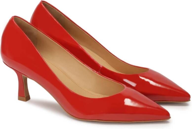 Kazar Rode gelakte pumps Red Dames