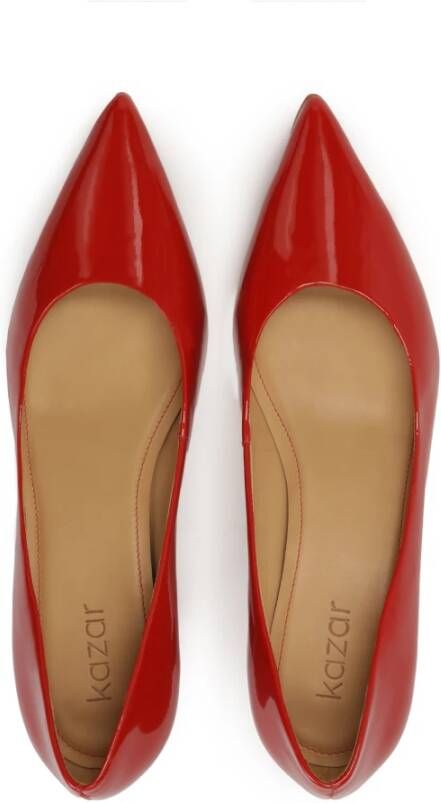 Kazar Rode gelakte pumps Red Dames