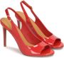 Kazar Rode gelakte sandalen met enkelband Red Dames - Thumbnail 2