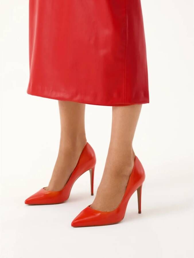 Kazar Rode gladleren pumps Red Dames