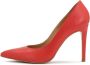 Kazar Rode leren stiletto pumps Red Dames - Thumbnail 5