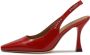 Kazar Studio Rode slingback pumps met een bekerhak Red Dames - Thumbnail 5