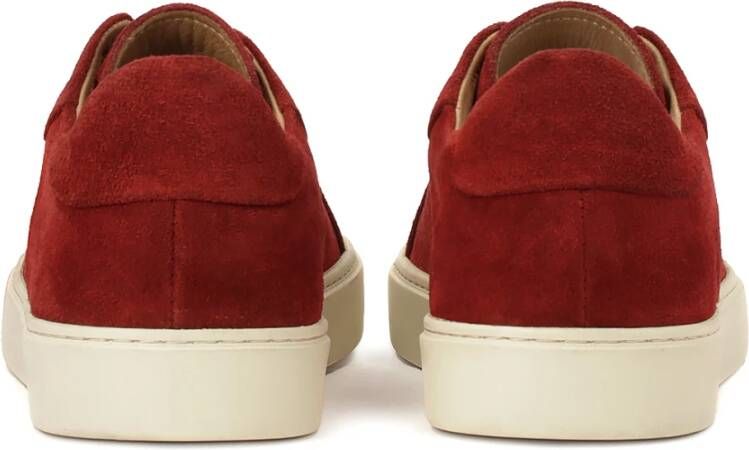 Kazar Rode sneakers met klassieke vetersluiting Red Heren