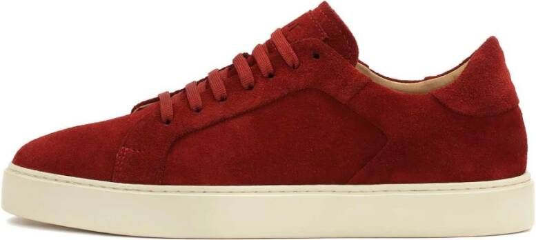 Kazar Rode sneakers met klassieke vetersluiting Red Heren