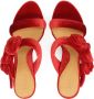 Kazar Rode teenslippers met driedimensionale decoratie Red Dames - Thumbnail 4