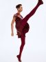 Kazar Studio Geribbelde rode ballerina's op een leren zool Red Dames - Thumbnail 4