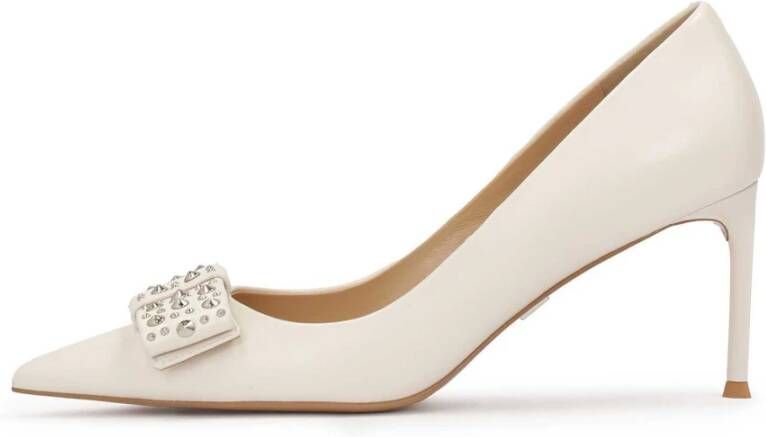 Kazar Room strass strik pumps Beige Dames