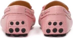 Kazar Roze leren mocassins met teenstuk Pink Dames