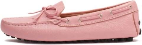 Kazar Roze leren mocassins met teenstuk Pink Dames