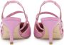 Kazar Studio Roze gelakte pumps met blootgestelde hielen Pink Dames - Thumbnail 14