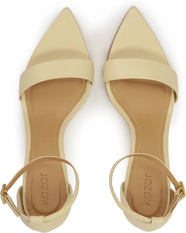 Kazar Sandalen op platforms met puntige tenen Beige Dames