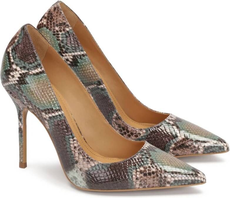 Kazar Serpentine leren hoge stilettohakken Multicolor Dames