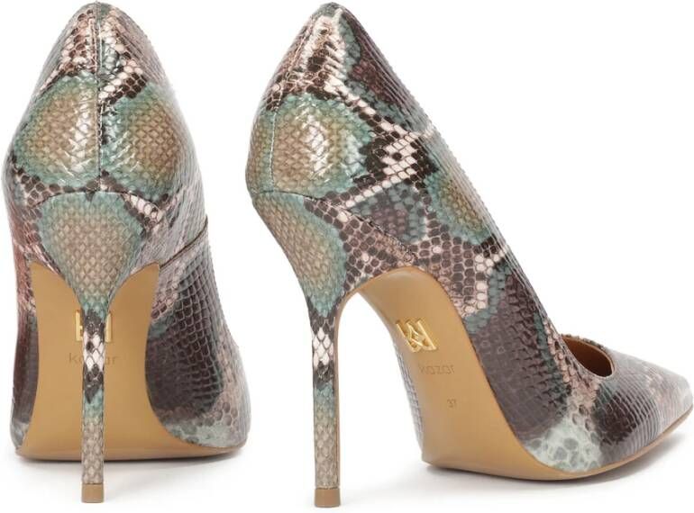 Kazar Serpentine leren hoge stilettohakken Multicolor Dames