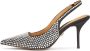 Kazar Slingback pumps versierd met zilveren kristallen Gray Dames - Thumbnail 6