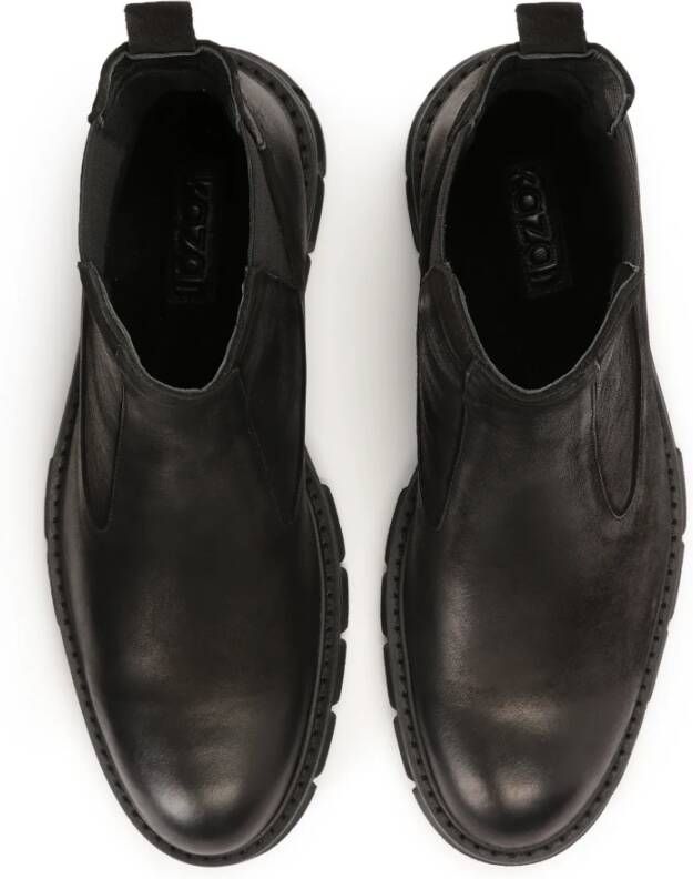 Kazar Slip-on zwarte heren Chelsea laarzen Black Heren