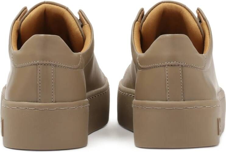 Kazar Sneakers in taupe kleur met versierde tong Beige Dames