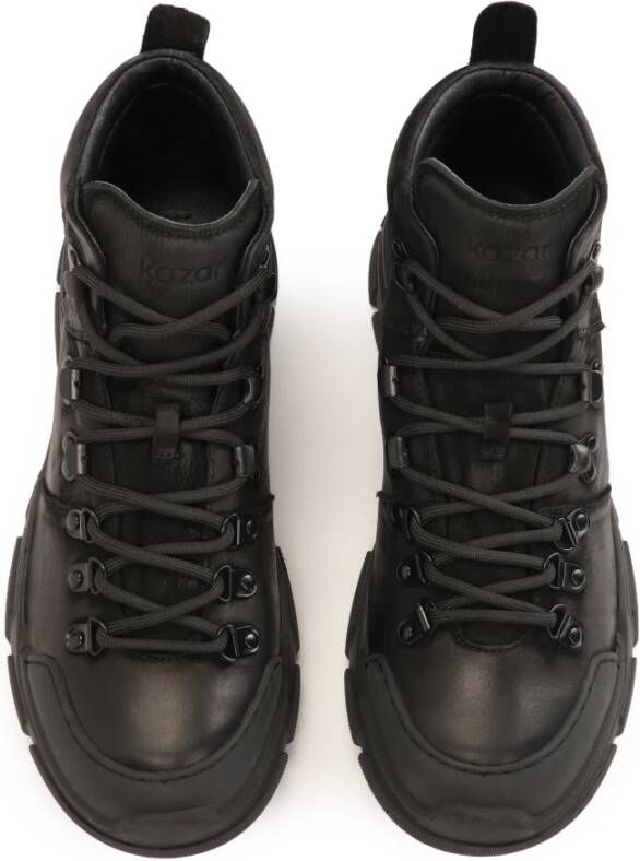 Kazar Sportieve sneakers voor heren met veters Black Heren