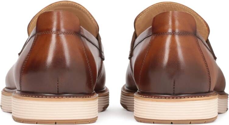 Kazar Stijlvolle Slip On Vrijetijdsschoenen Brown Heren