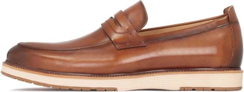 Kazar Stijlvolle Slip On Vrijetijdsschoenen Brown Heren