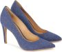 Kazar Stiletto pumps in denim imitatiestof Blue Dames - Thumbnail 2