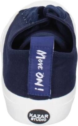 Kazar Studio Canvas Heren Sneakers Stijlvolle Schoenen Blue Heren