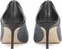 Kazar Studio Denim stof en leren pumps Blue Dames - Thumbnail 7