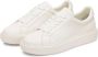 Kazar Studio Heren leren sneakers op een gelabelde zool White Heren - Thumbnail 2