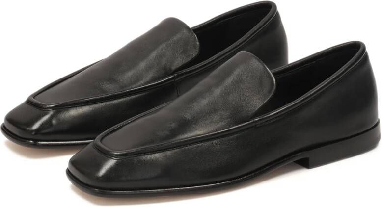 Kazar Studio Minimalistische zwarte halfschoenen van volnerfleer Black Dames