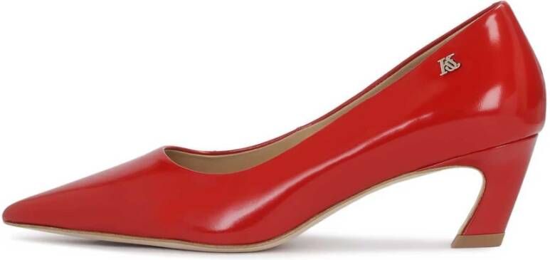 Kazar Studio Rode pumps met avant-garde hak Red Dames