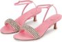 Kazar Studio Roze sandalen met sieradenversiering Pink Dames - Thumbnail 2