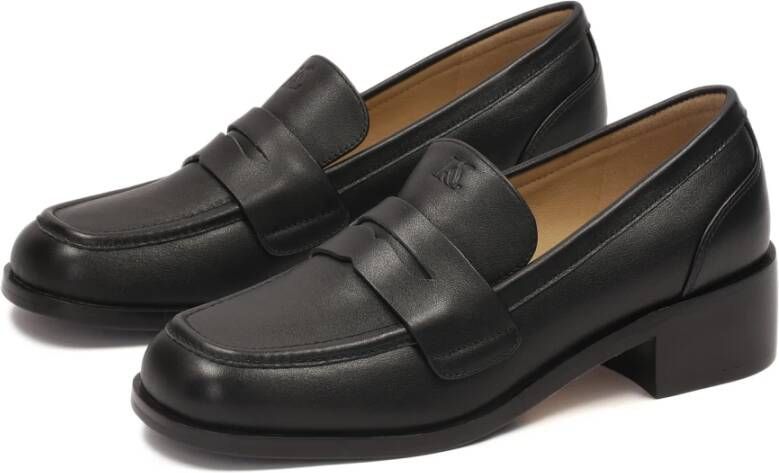 Kazar Studio Tijdloze loafers in halfschoenstijl Black Dames