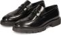 Kazar Studio Zwarte leren heren penny loafers Black Heren - Thumbnail 2