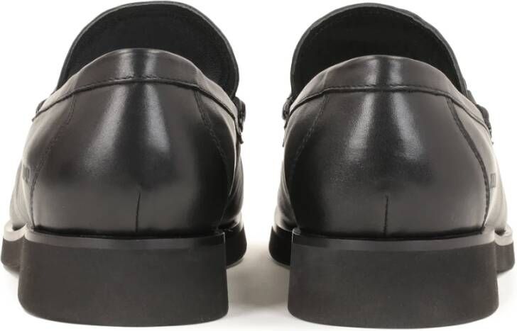 Kazar Studio Zwarte loafers voor heren met metalen decoratie Black Heren